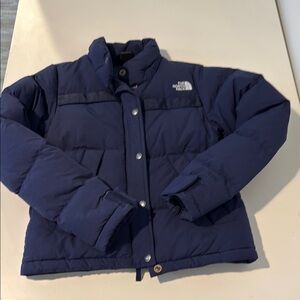 The North Face Forester coat Navy Puffer Jacket 550 navy blue XSmall